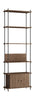 Moebe Shelving System S.255.1.B, uzený dub/černá