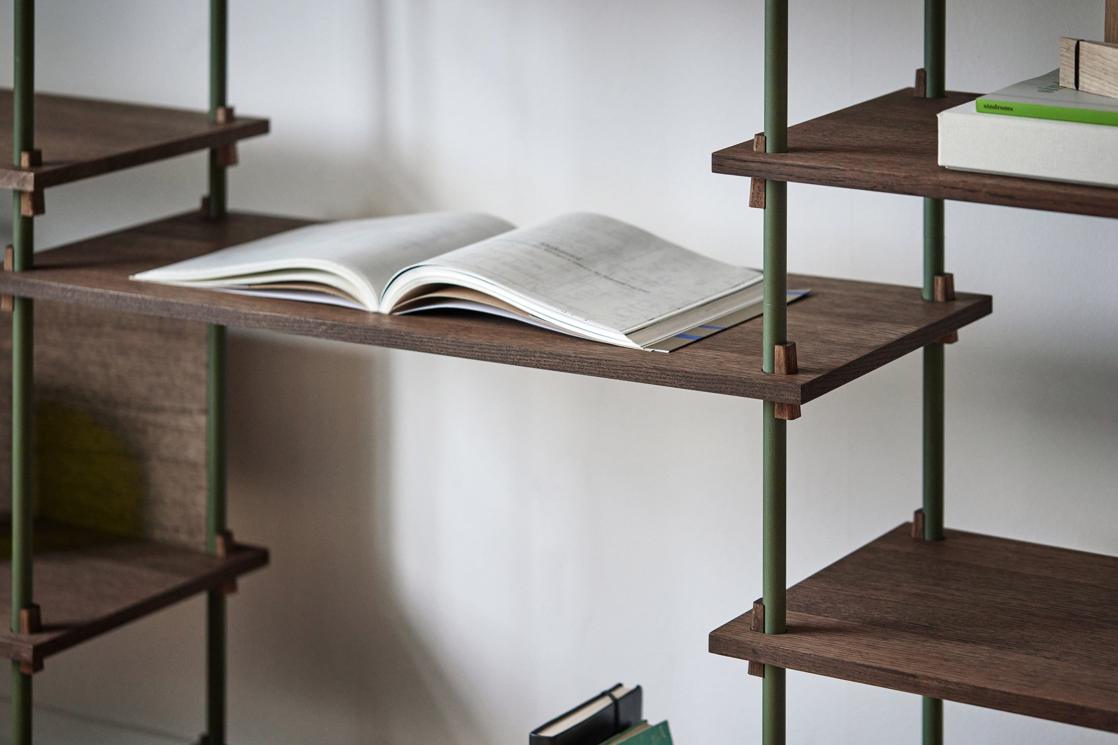[product_category]-Moebe Shelving System S.255.2.A, Smoked Oak/Pine Green-Moebe-5713520013652-S.255.2.A.SO.PG-MOE-4