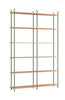 Systém System Moebe S.255.2.b, Oak/Pine Green