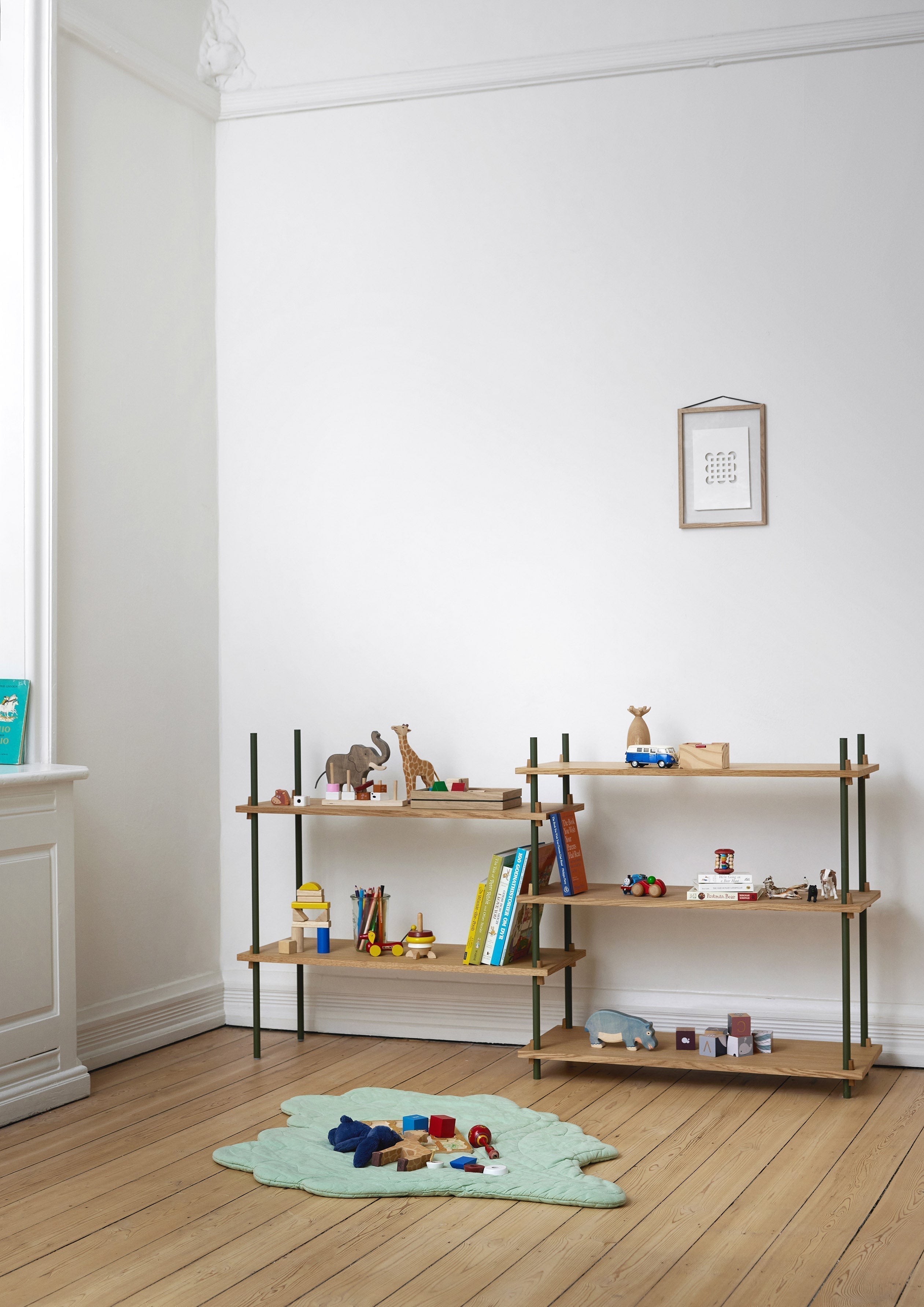 [product_category]-Moebe Shelving System S.255.2.B, Oak/Pine Green-Moebe-5713520012884-S.255.2.B.OA.PG-MOE-9