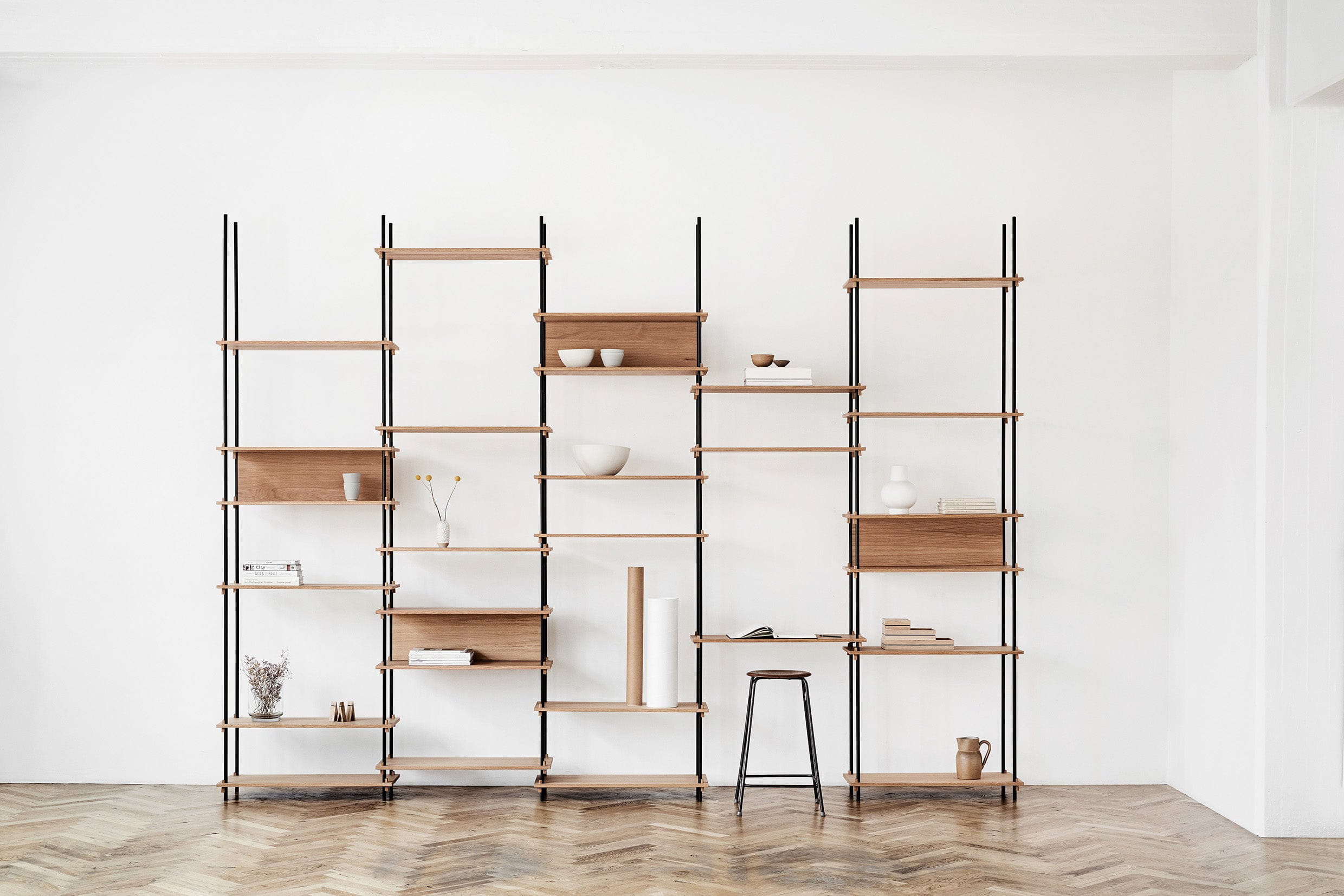 [product_category]-Moebe Shelving System S.255.2.C, Oak/Black-Moebe-5713520005725-S.255.2.C.OA.BL-MOE-9