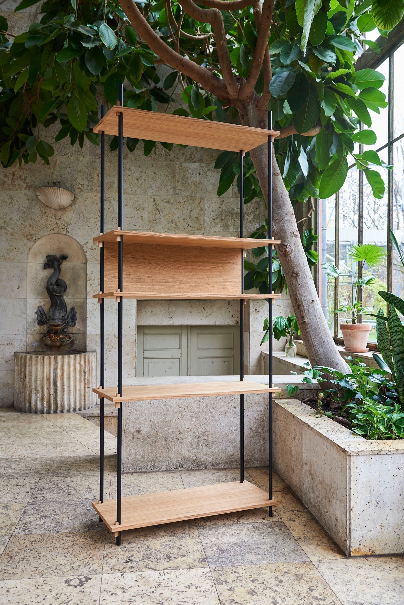 [product_category]-Moebe Shelving System S.65.1.A, Oak/Black-Moebe-5713520005336-S.65.1.A.OA.BL-MOE-58