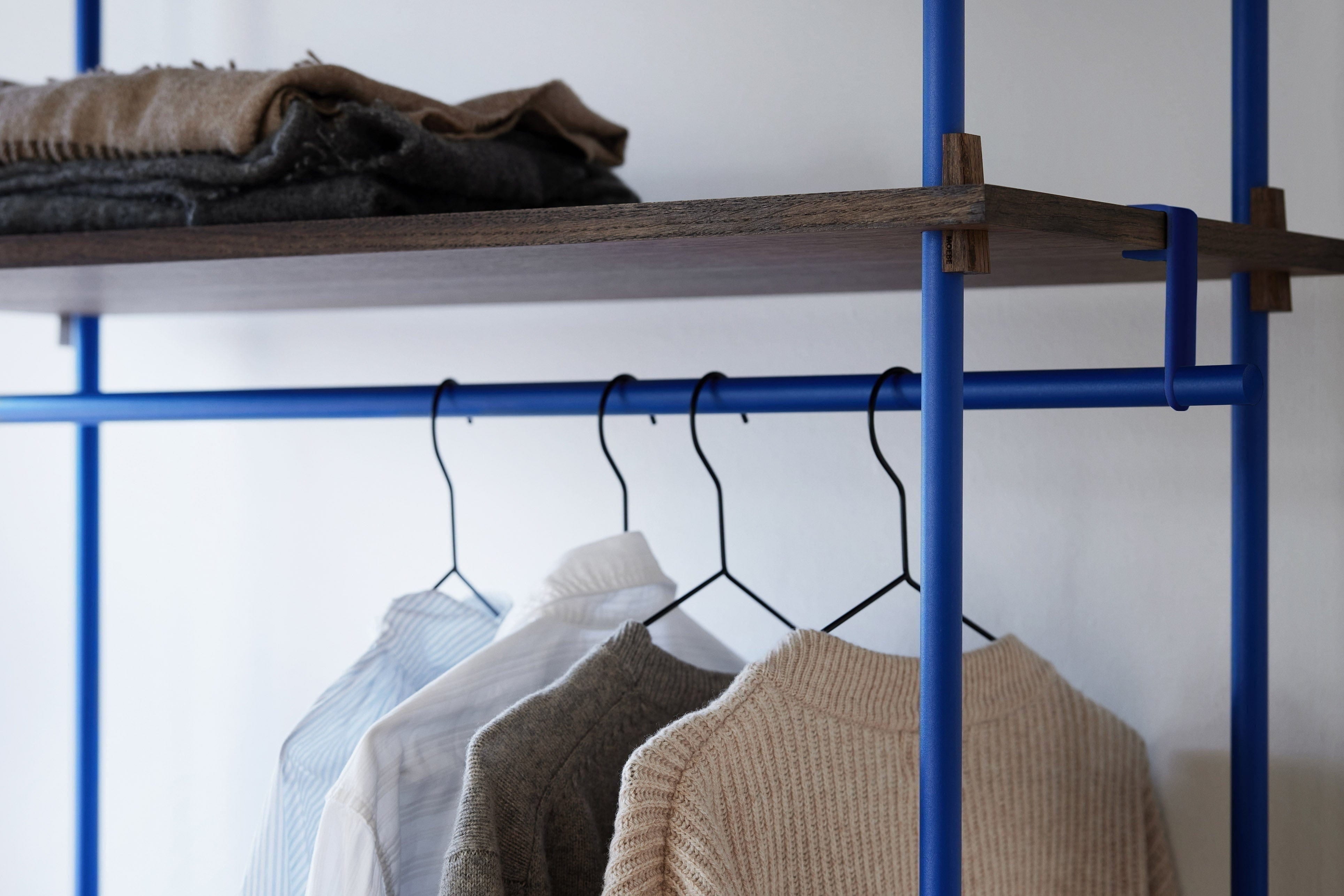 [product_category]-Moebe Shelving System S.65.1.A, Smoked Oak/Deep Blue-Moebe-5713520014840-S.65.1.A.SO.DB-MOE-5