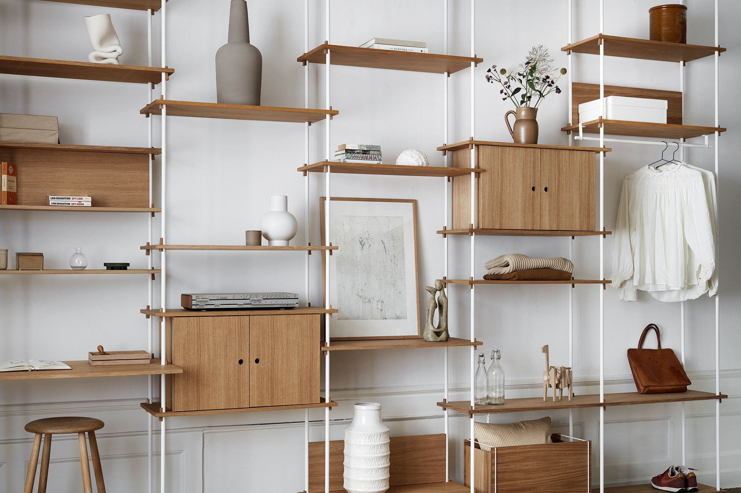 [product_category]-Moebe Shelving System S.85.1.A, Oak/White-Moebe-5713520007705-S.85.1.A.OA.WH-MOE-13