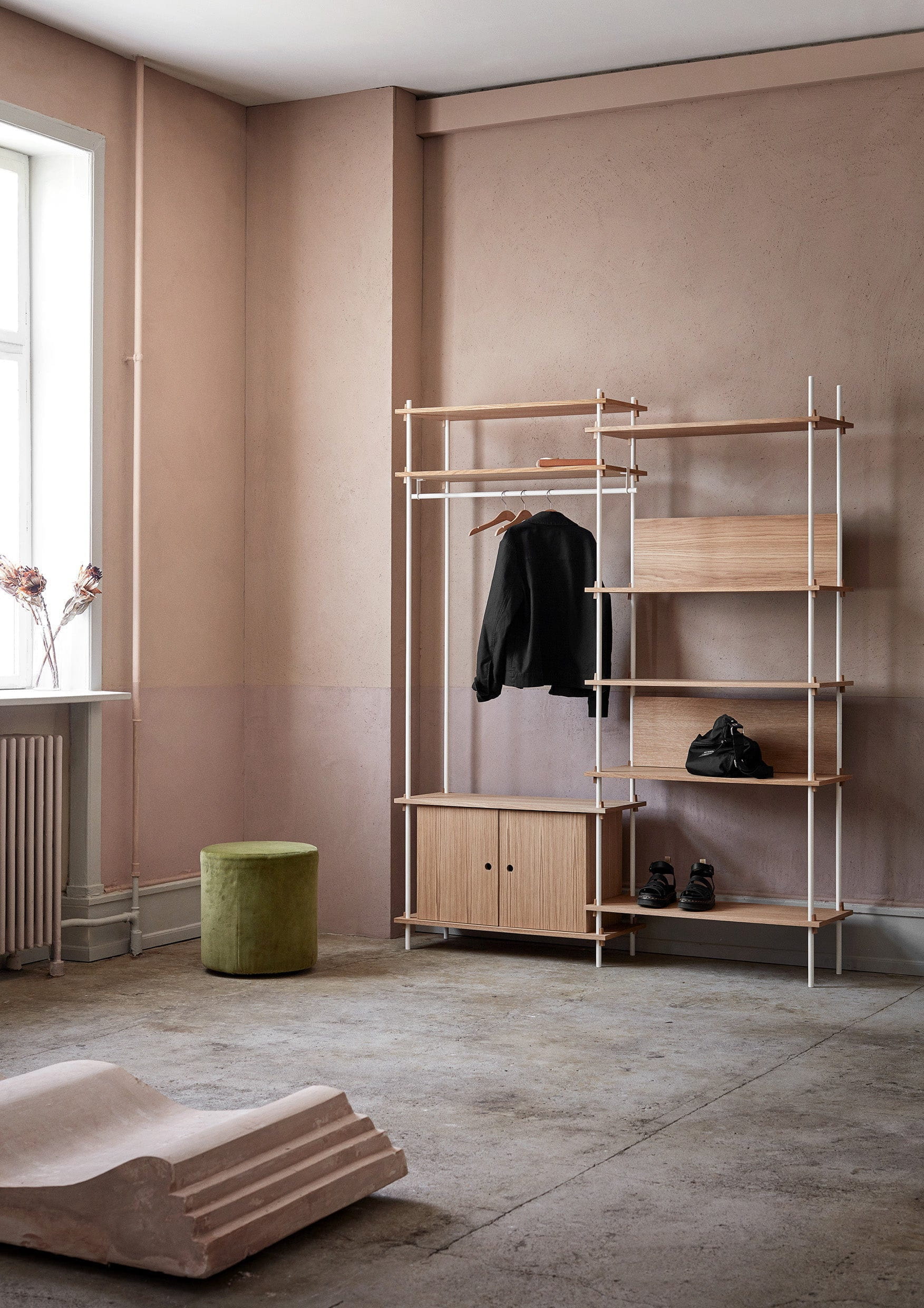 [product_category]-Moebe Shelving System S.85.1.A, Oak/White-Moebe-5713520007705-S.85.1.A.OA.WH-MOE-32
