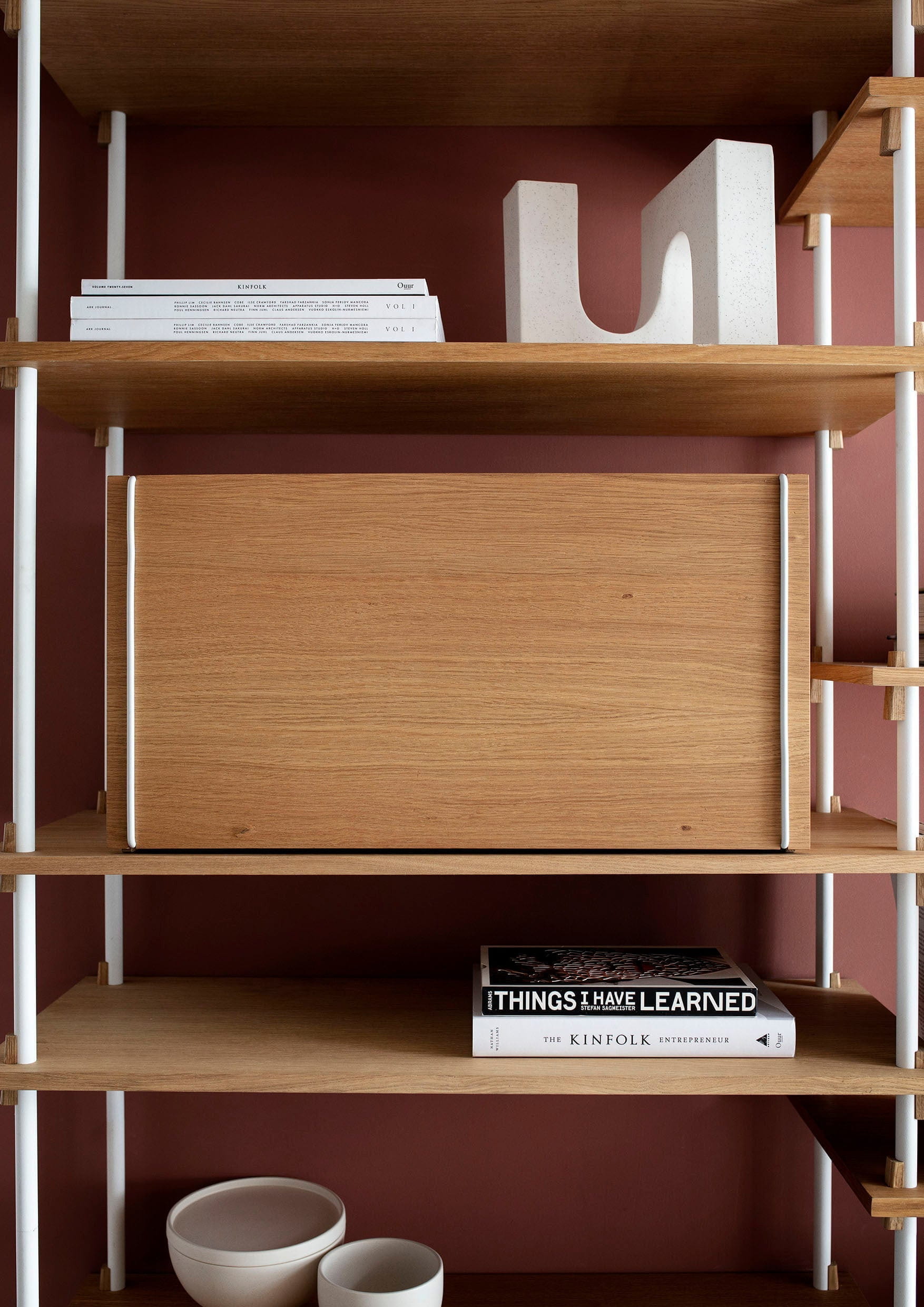 [product_category]-Moebe Shelving System S.85.1.A, Oak/White-Moebe-5713520007705-S.85.1.A.OA.WH-MOE-5