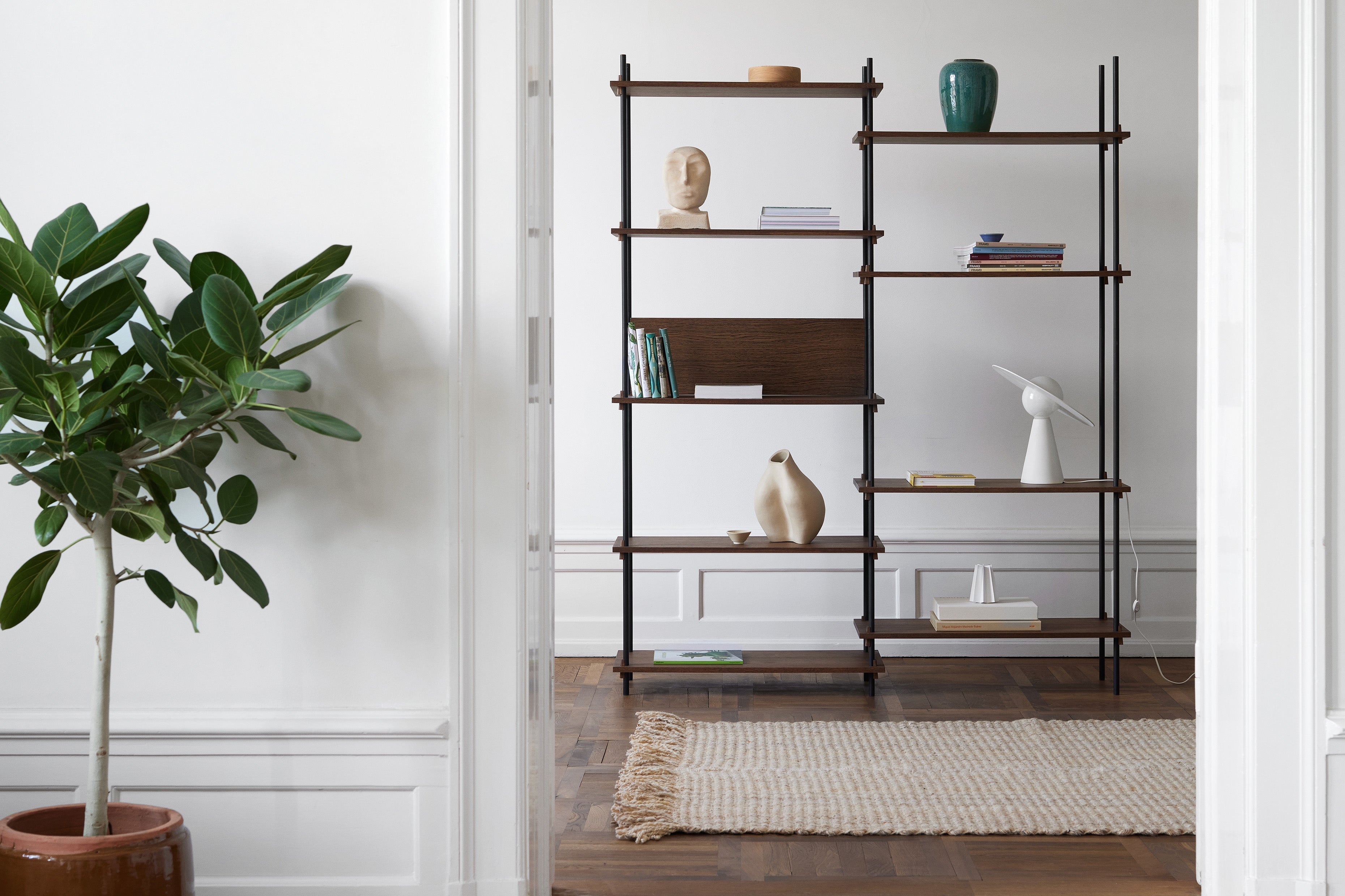 [product_category]-Moebe Shelving System S.85.1.A, Smoked Oak/Black-Moebe-5713520011290-S.85.1.A.SO.BL-MOE-34