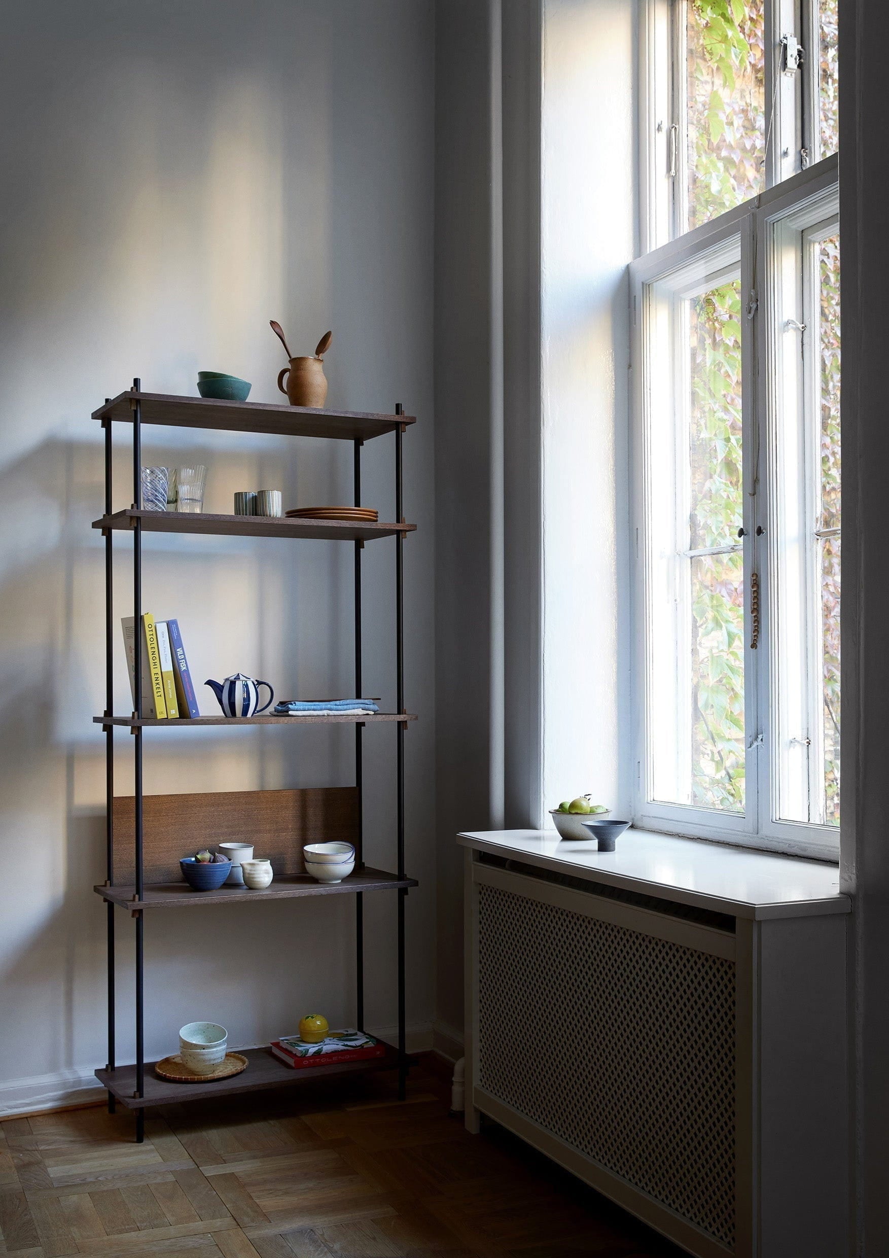 [product_category]-Moebe Shelving System S.85.1.A, Smoked Oak/Black-Moebe-5713520011290-S.85.1.A.SO.BL-MOE-7