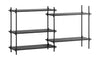 Moebe Shegving System S.85.2.a, černá/černá