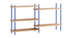 Moebe Shegving System S.85.2.a, dub/hluboká modrá