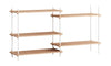 Moebe Shegving System S.85.2.a, dub/bílý