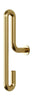 Moebe Wall Hook 2 PCS. Malé, zlato