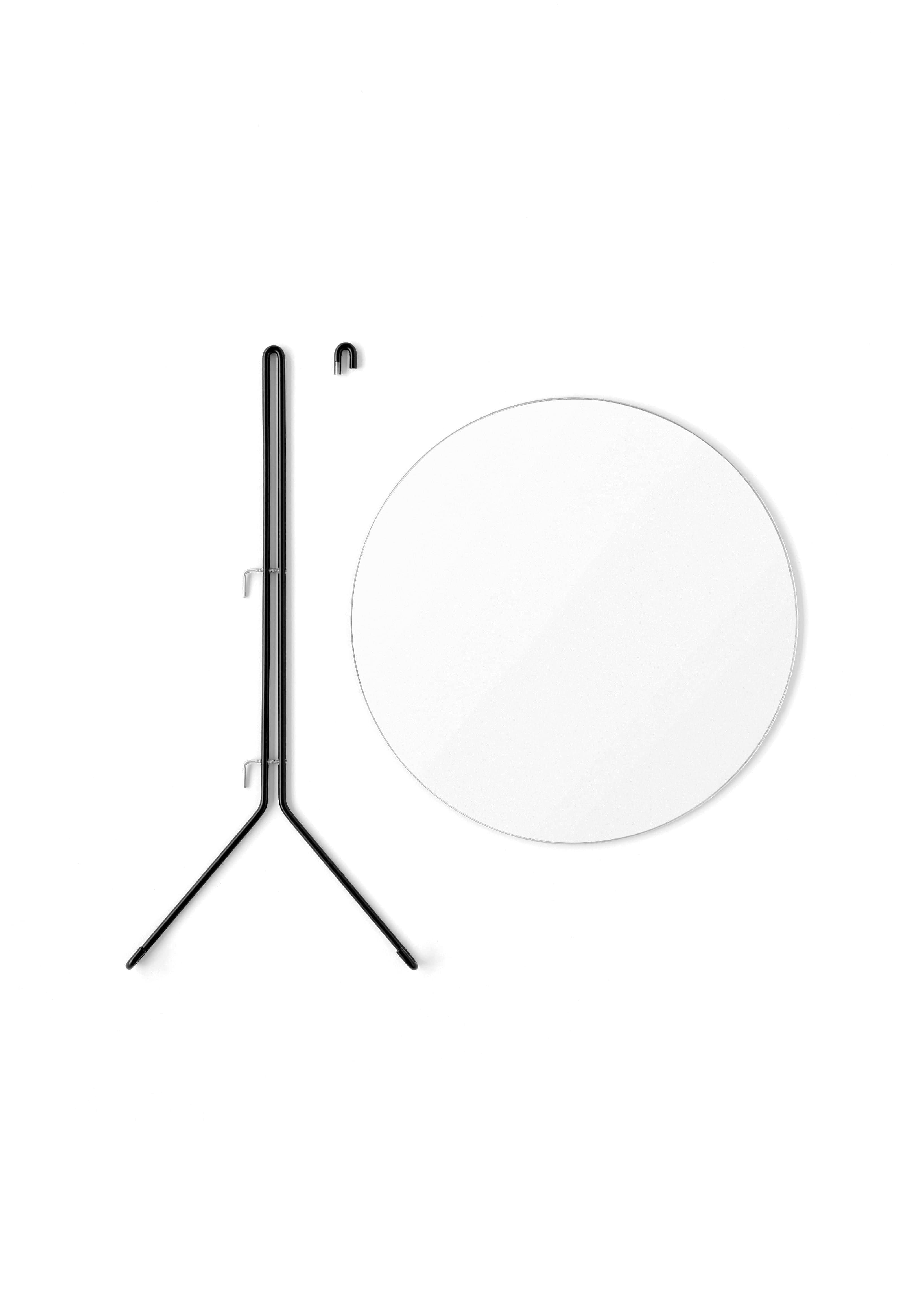[product_category]-Moebe Wall Mirror ø50 Cm, Black-Moebe-5713520000638-WMBL50-MOE-2