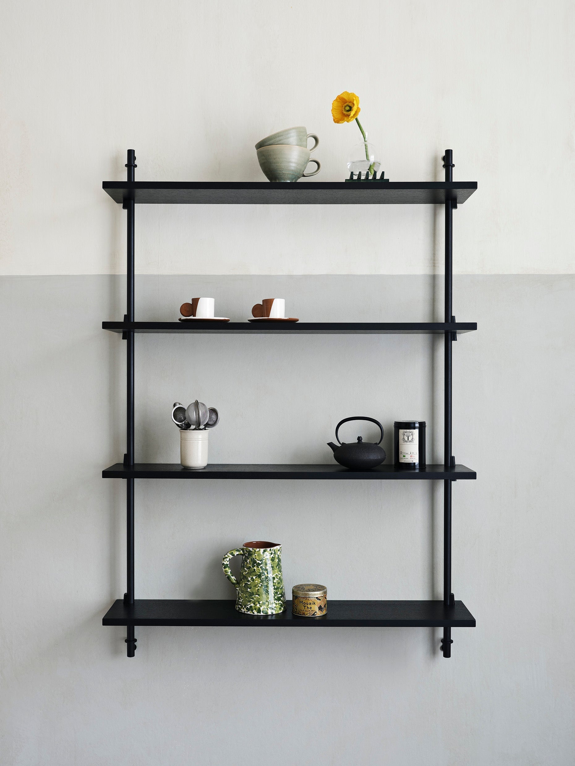 [product_category]-Moebe Wall Shelving Ws.115.2, Black/Black-Moebe-5713520006012-WS.115.2.BL.BL-MOE-10