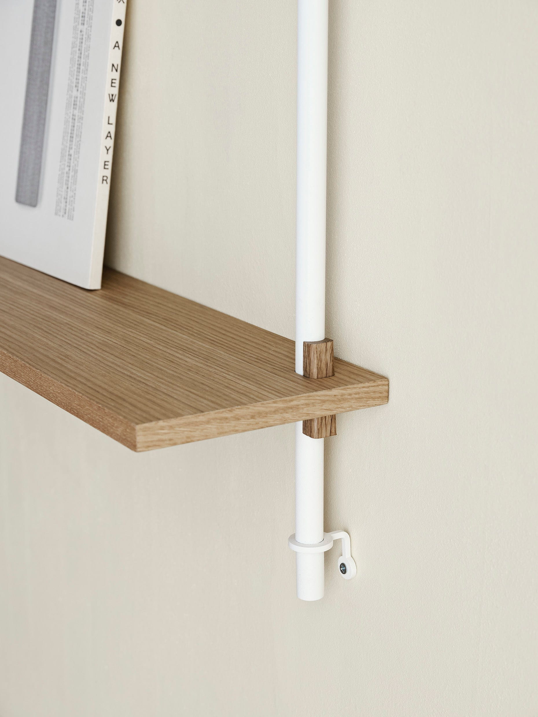 [product_category]-Moebe Wall Shelving Ws.115.2, Oak/White-Moebe-5713520007576-WS.115.2.OA.WH-MOE-12