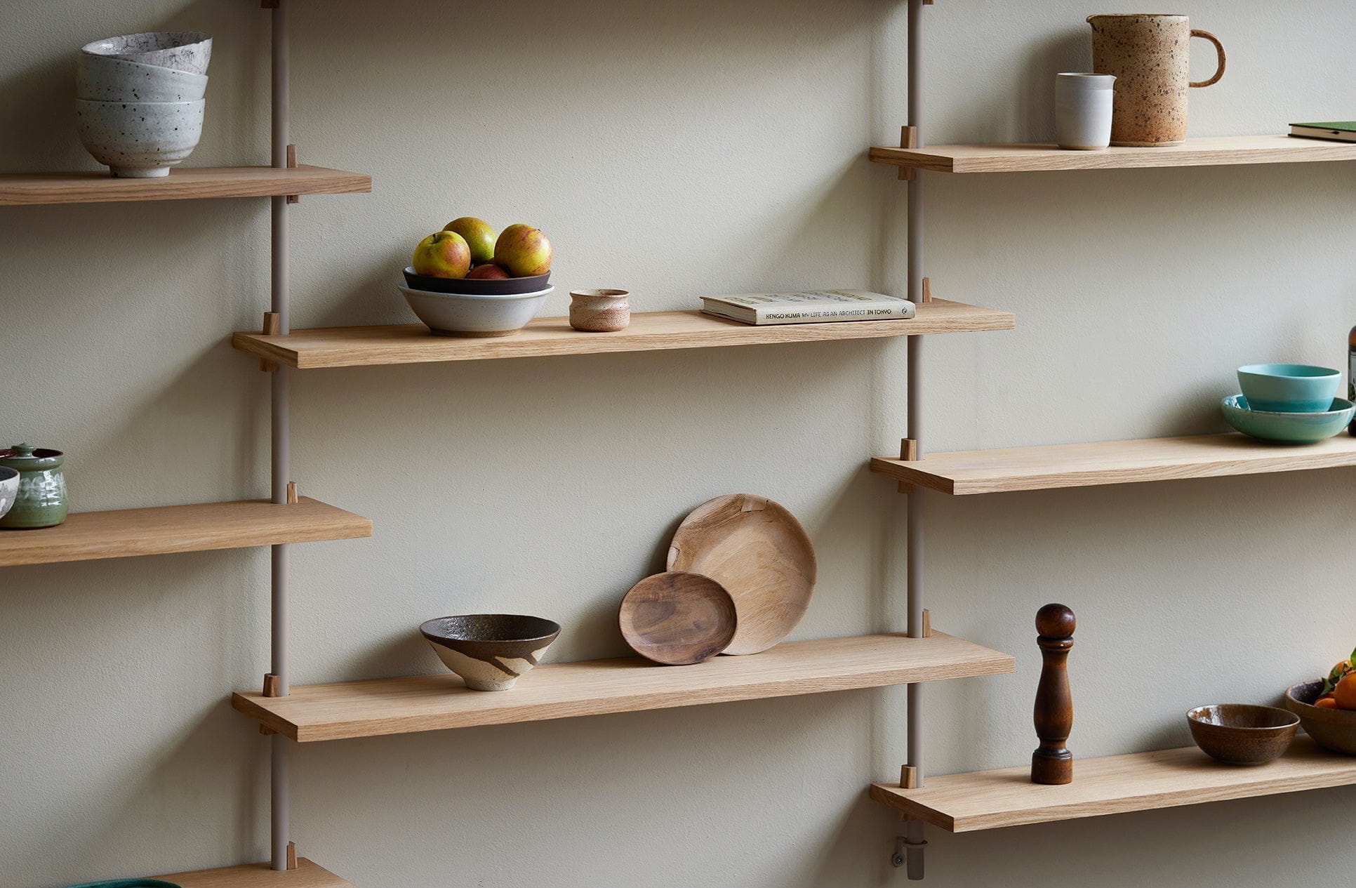 [product_category]-Moebe Wall Shelving Ws.65.1, Oak/Warm Grey-Moebe-5713520015427-WS.65.1.OA.WG-MOE-12