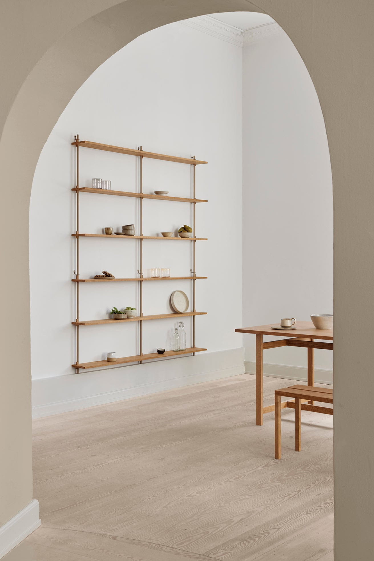 [product_category]-Moebe Wall Shelving Ws.65.1, Oak/Warm Grey-Moebe-5713520015427-WS.65.1.OA.WG-MOE-2