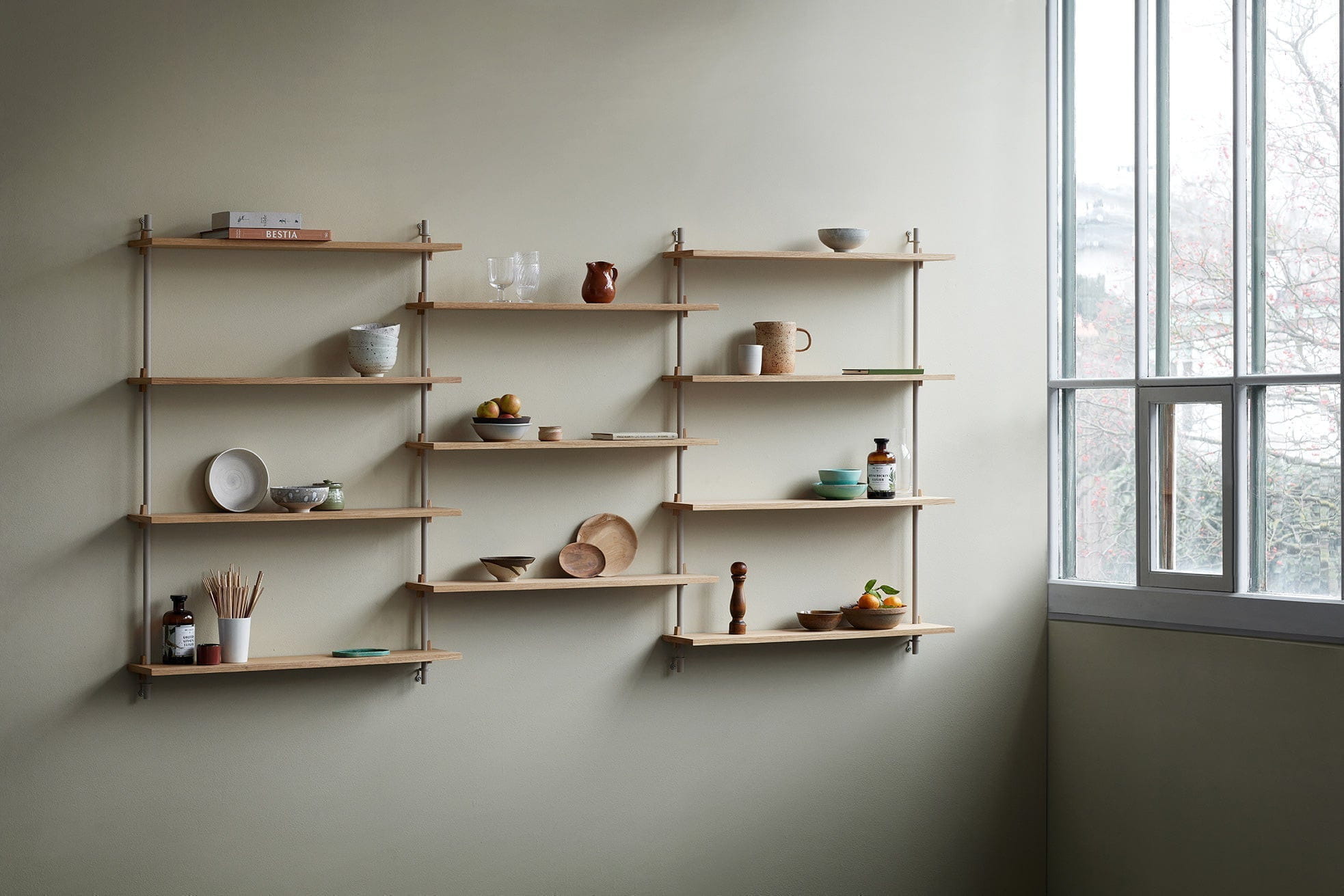 [product_category]-Moebe Wall Shelving Ws.65.1, Oak/Warm Grey-Moebe-5713520015427-WS.65.1.OA.WG-MOE-9