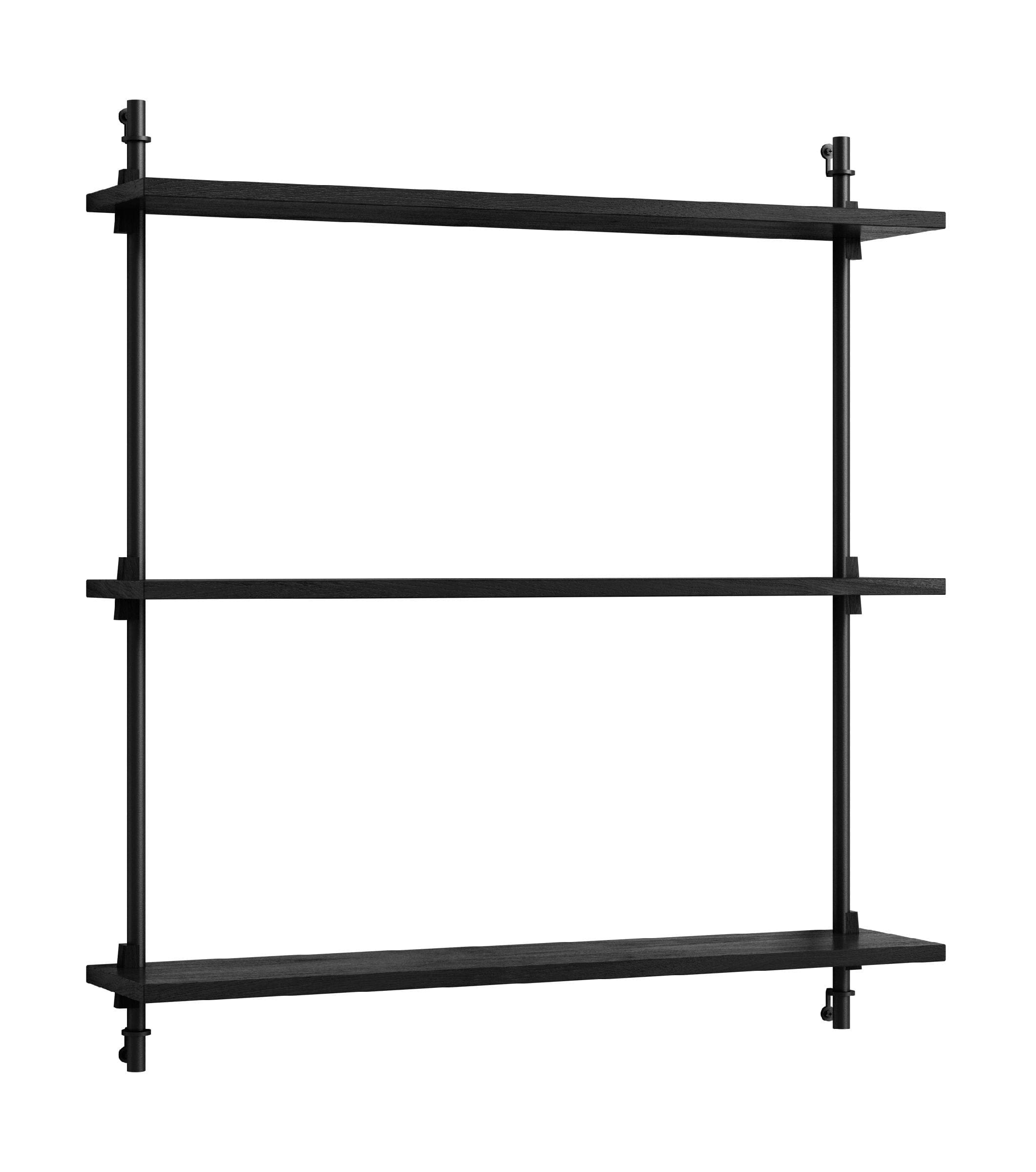 [product_category]-Moebe Wall Shelving Ws.85.1, Black/Black-Moebe-5713520005961-WS.85.1.BL.BL-MOE-6