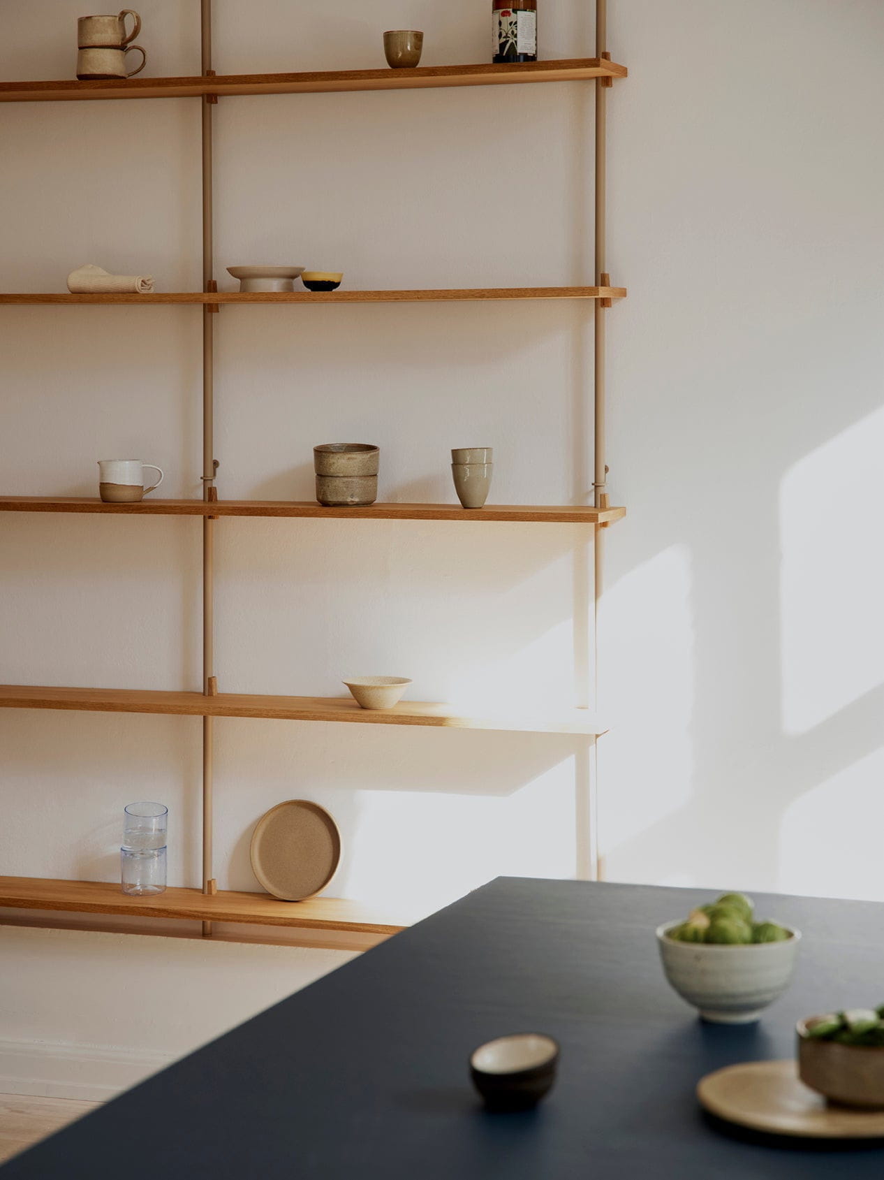 [product_category]-Moebe Wall Shelving Ws.85.1, Oak/Warm Grey-Moebe-5713520015465-WS.85.1.OA.WG-MOE-5