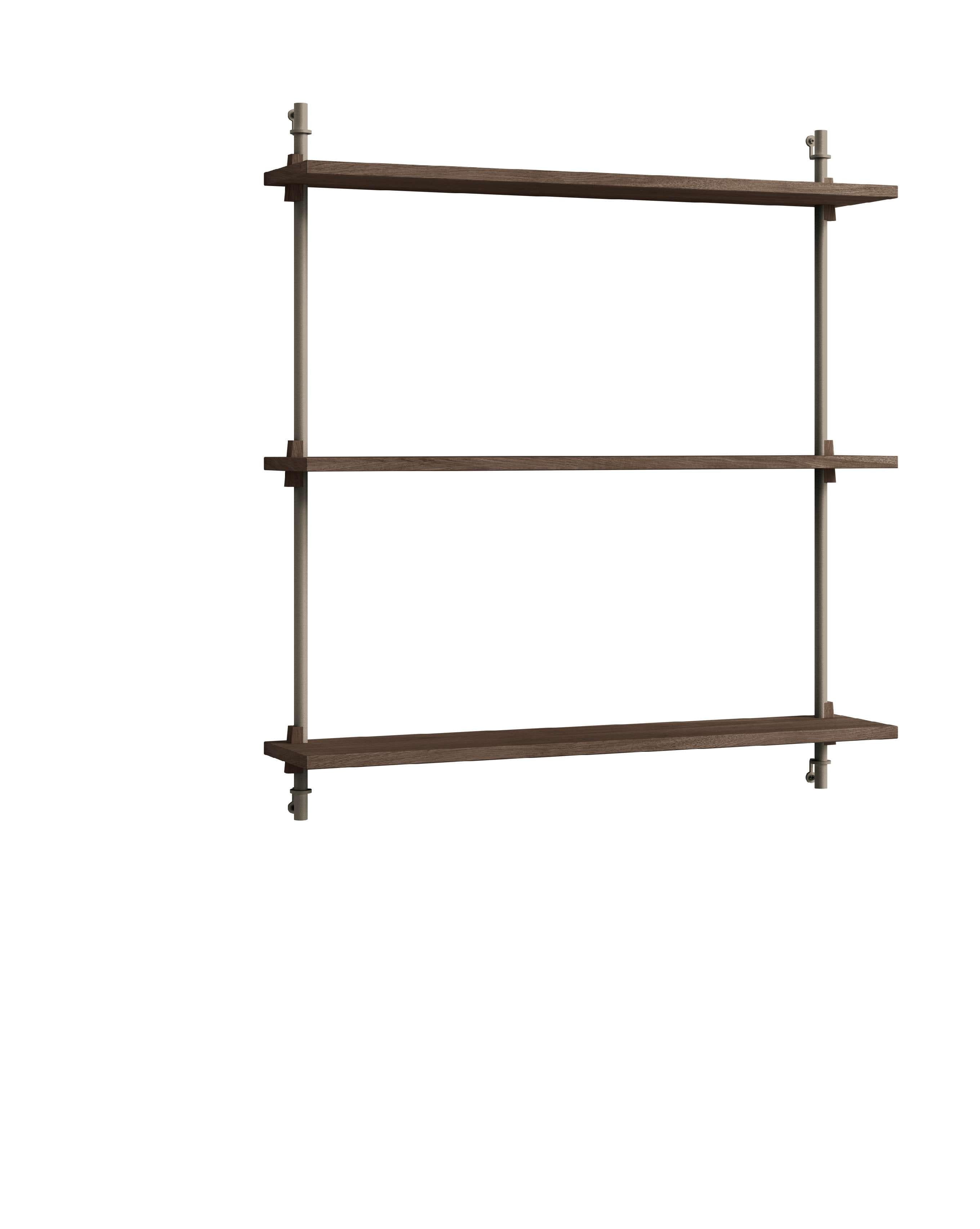 [product_category]-Moebe Wall Shelving Ws.85.1, Smoked Oak/Warm Grey-Moebe-5713520016240-WS.85.1.SO.WG-MOE-7