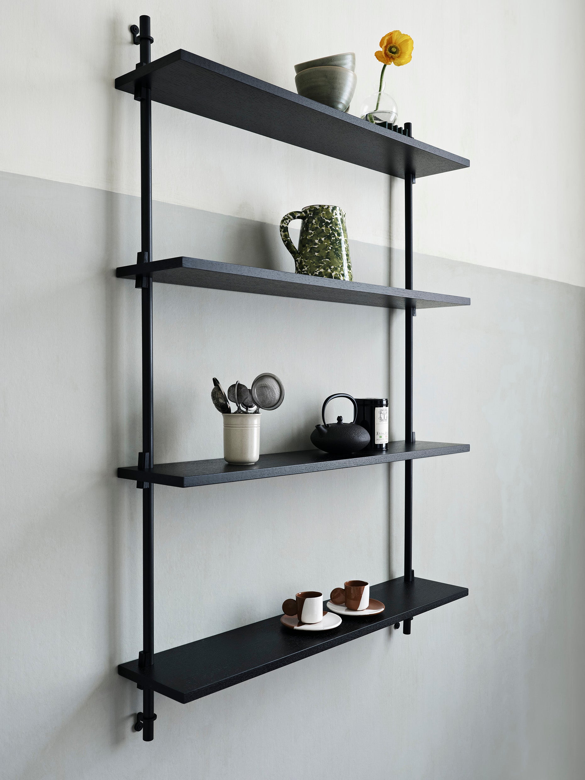 [product_category]-Moebe Wall Shelving Ws.85.2, Black/Black-Moebe-5713520005978-WS.85.2.BL.BL-MOE-7