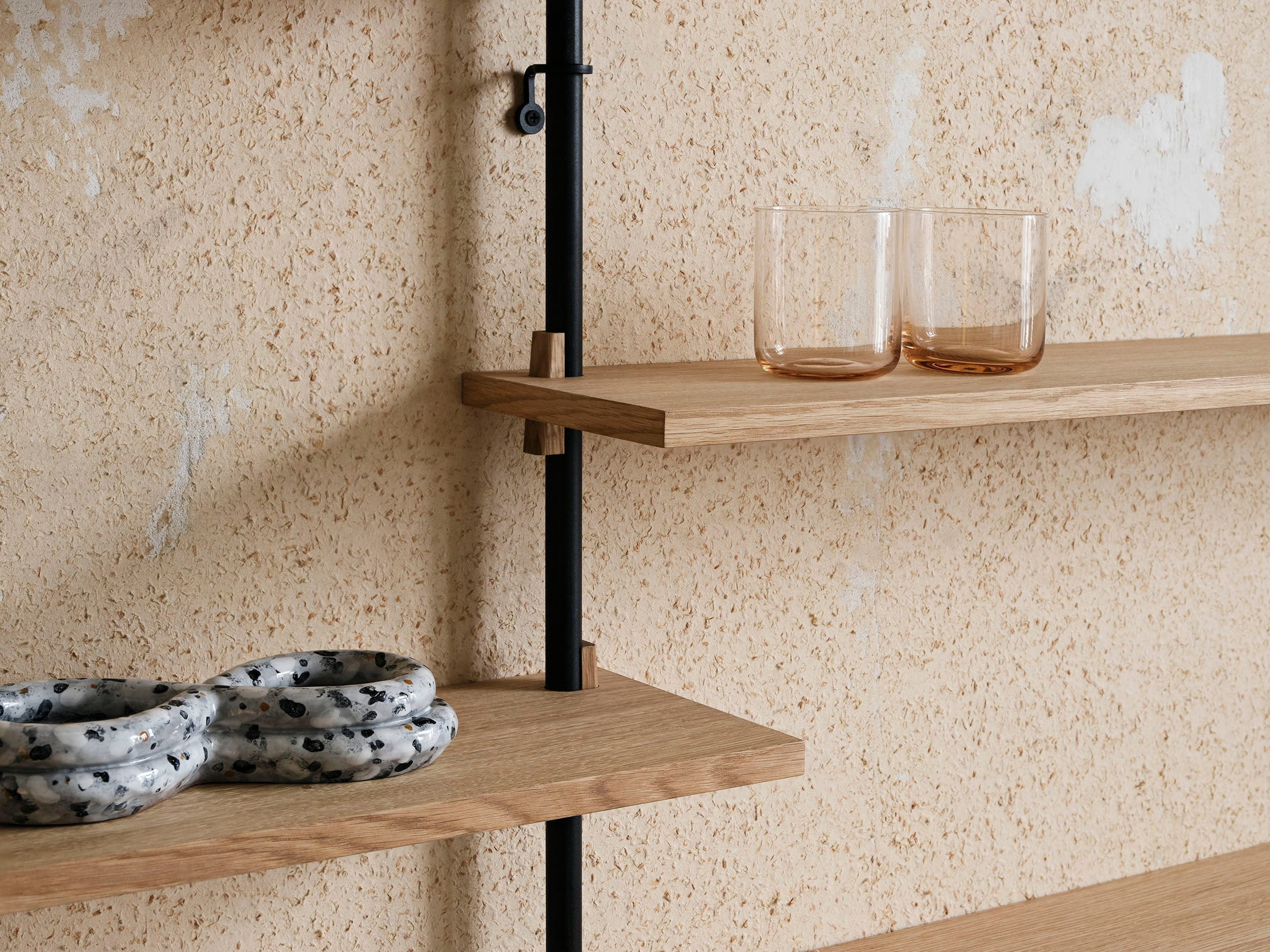 [product_category]-Moebe Wall Shelving Ws.85.2, Oak/Black-Moebe-5713520005183-WS.85.2.OA.BL-MOE-10