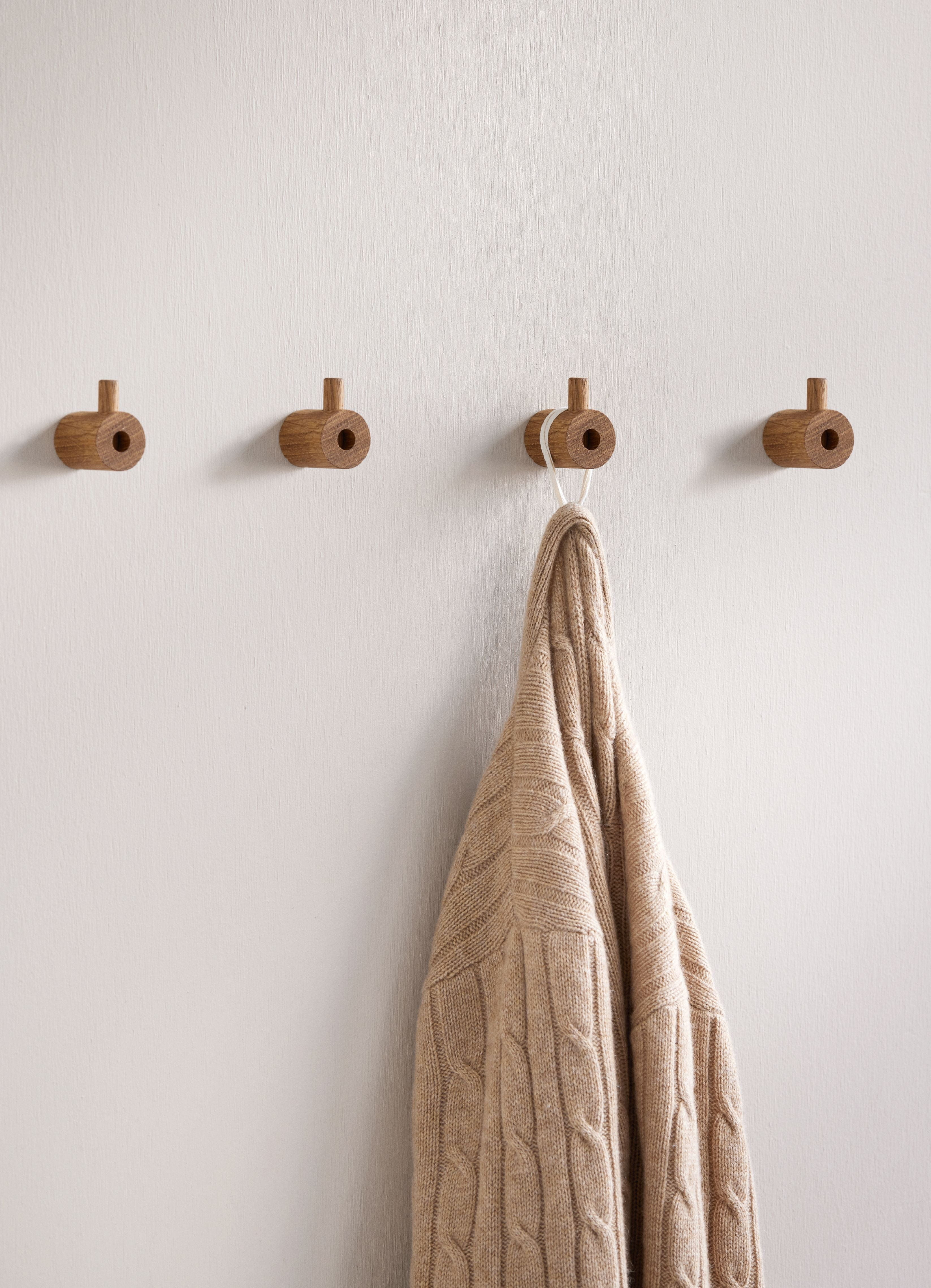 [product_category]-Moebe Wooden Wall Hook, Oak-Moebe-5713520016981-WWHO-MOE-5