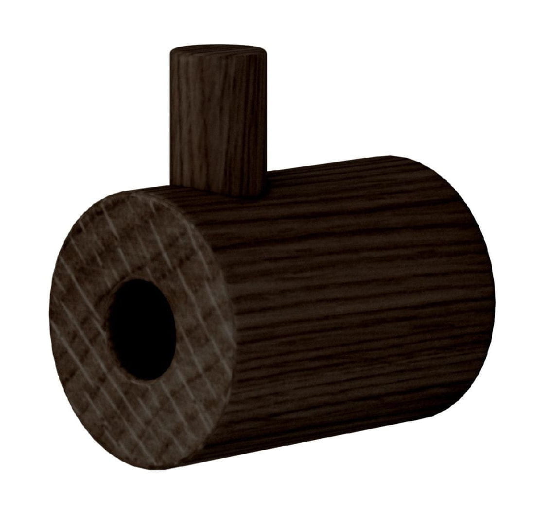 [product_category]-Moebe Wooden Wall Hook, Smoked Oak-Moebe-5713520016998-WWHSO-MOE-1