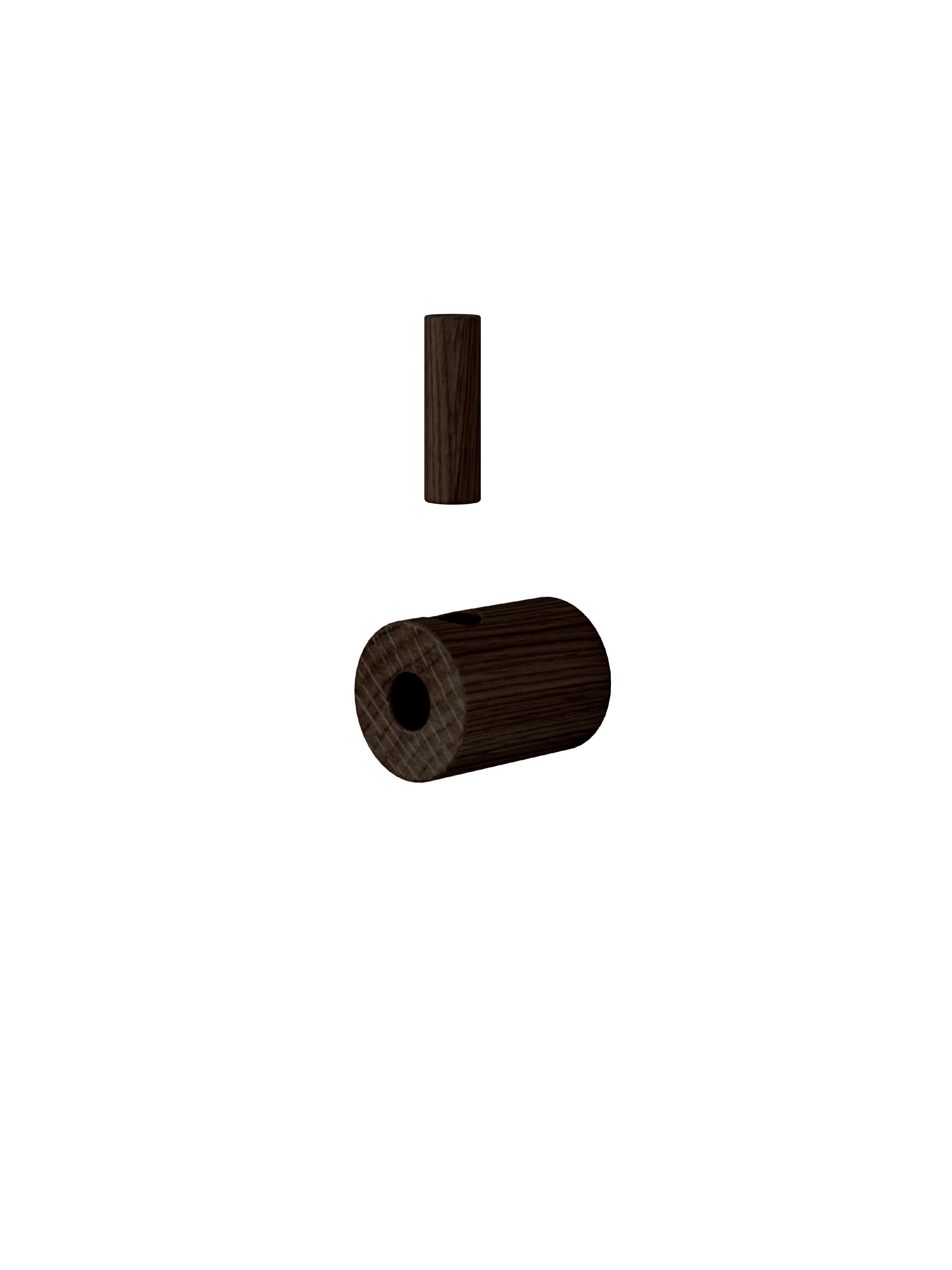 [product_category]-Moebe Wooden Wall Hook, Smoked Oak-Moebe-5713520016998-WWHSO-MOE-2