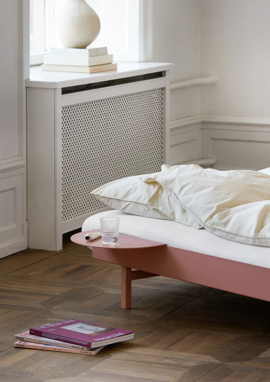 Moebe postel s 2 nočními stoly 90 180 cm, Dusty Rose
