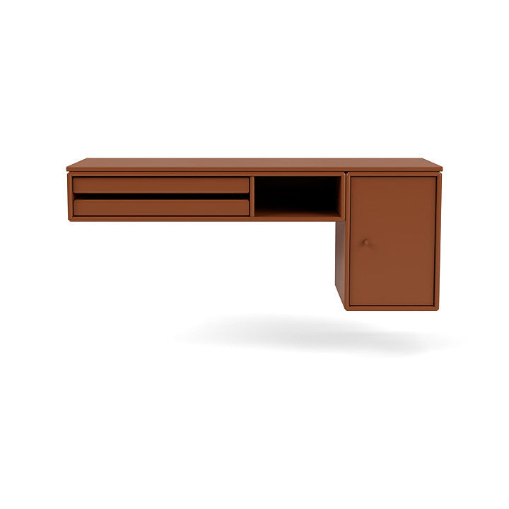 [product_category]-Montana Bureau Work Desk, Hazelnut Brown-Montana Furniture-5714322806459-00BUREAU-146-04-MON-2