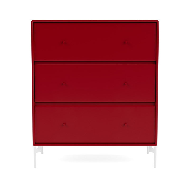 [product_category]-Montana Carry Dresser With Legs, Beetroot/Snow White-Montana Furniture-5714322379519-000CARRY-165-02-MON-2