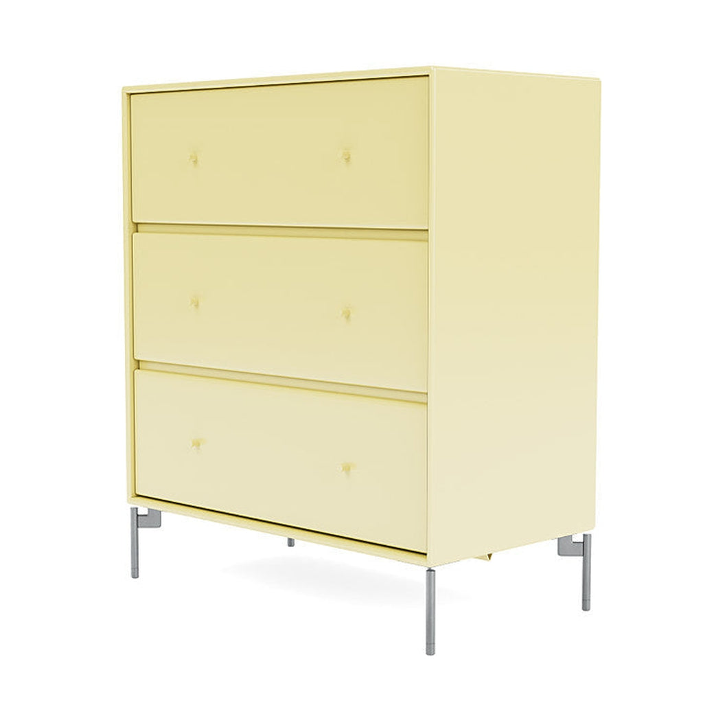 [product_category]-Montana Carry Dresser With Legs, Camomile/Matt Chrome-Montana Furniture-5714322379021-000CARRY-159-01-MON-1