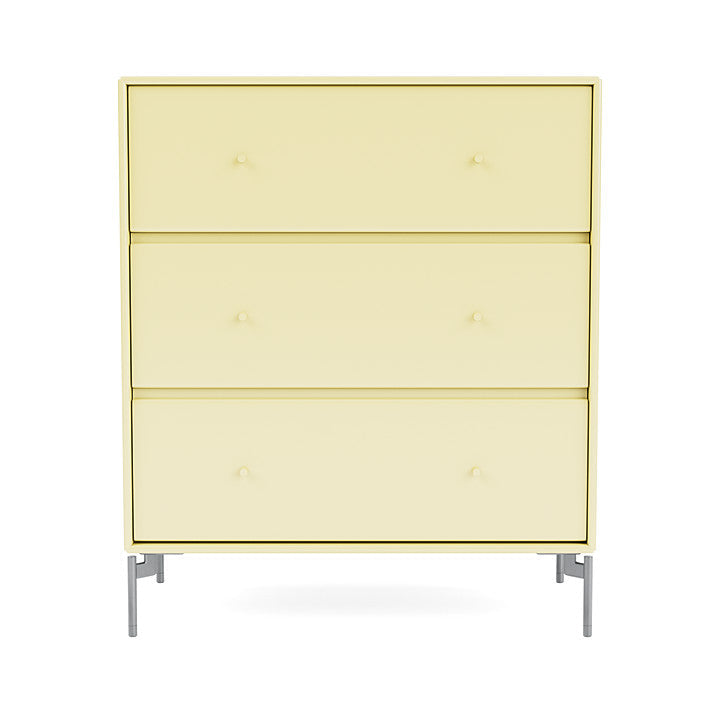 [product_category]-Montana Carry Dresser With Legs, Camomile/Matt Chrome-Montana Furniture-5714322379021-000CARRY-159-01-MON-2