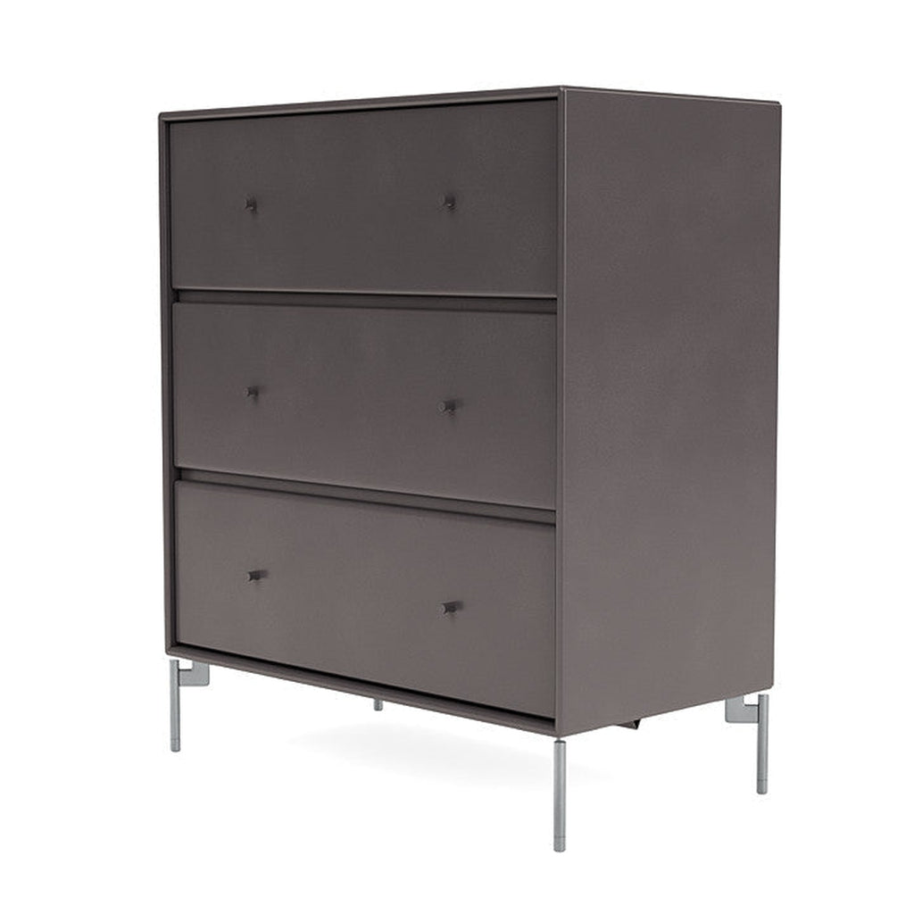 [product_category]-Montana Carry Dresser With Legs, Coffee/Matt Chrome-Montana Furniture-5714322379588-000CARRY-35-01-MON-1