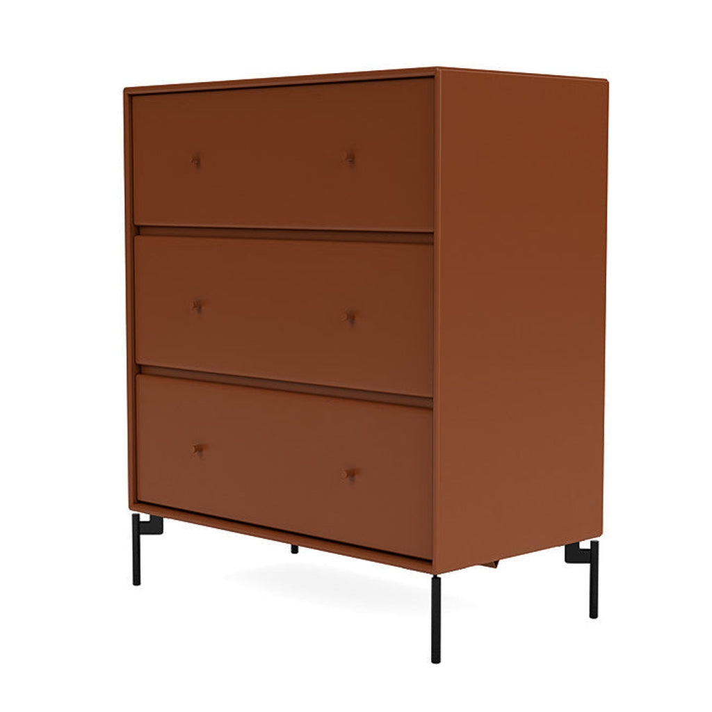 [product_category]-Montana Carry Dresser With Legs, Hazelnut/Black-Montana Furniture-5714322378178-000CARRY-146-03-MON-1