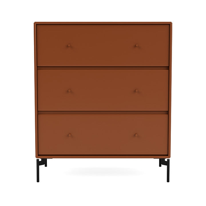 [product_category]-Montana Carry Dresser With Legs, Hazelnut/Black-Montana Furniture-5714322378178-000CARRY-146-03-MON-2