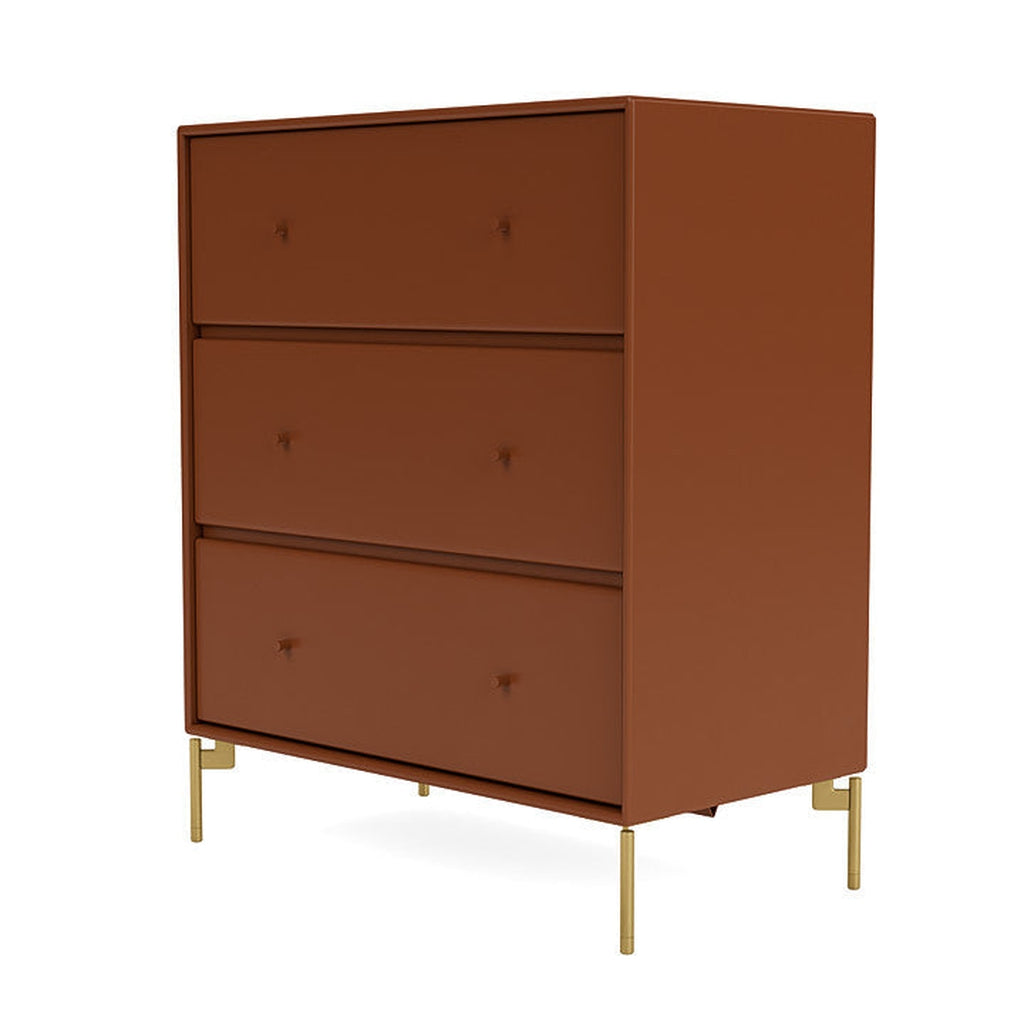 [product_category]-Montana Carry Dresser With Legs, Hazelnut/Brass-Montana Furniture-5714322378222-000CARRY-146-09-MON-1