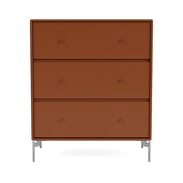 [product_category]-Montana Carry Dresser With Legs, Hazelnut/Matt Chrome-Montana Furniture-5714322378154-000CARRY-146-01-MON-2