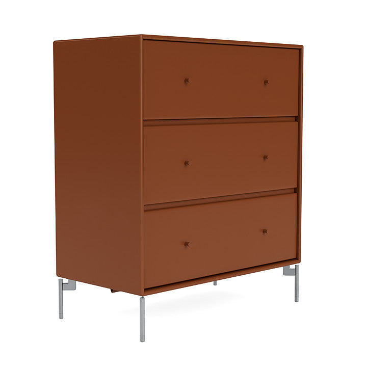 [product_category]-Montana Carry Dresser With Legs, Hazelnut/Matt Chrome-Montana Furniture-5714322378154-000CARRY-146-01-MON-3