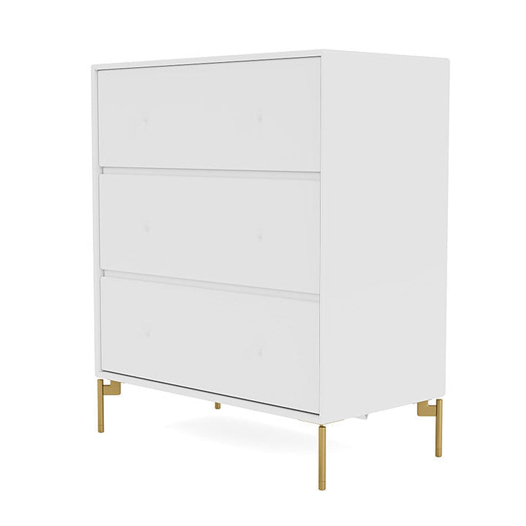 [product_category]-Montana Carry Dresser With Legs, New White/Brass-Montana Furniture-5714322202411-000CARRY-101-09-MON-1