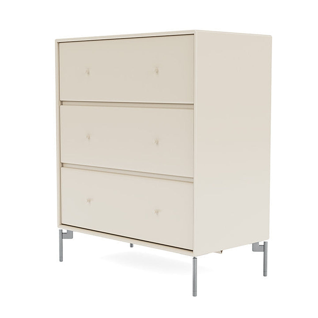[product_category]-Montana Carry Dresser With Legs, Oat/Matt Chrome-Montana Furniture-5714322378949-000CARRY-158-01-MON-1