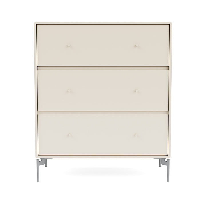 [product_category]-Montana Carry Dresser With Legs, Oat/Matt Chrome-Montana Furniture-5714322378949-000CARRY-158-01-MON-2