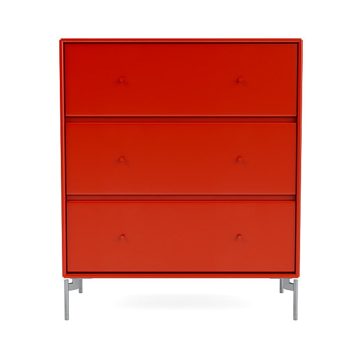 [product_category]-Montana Carry Dresser With Legs, Rosehip/Matt Chrome-Montana Furniture-5714322378079-000CARRY-145-01-MON-2
