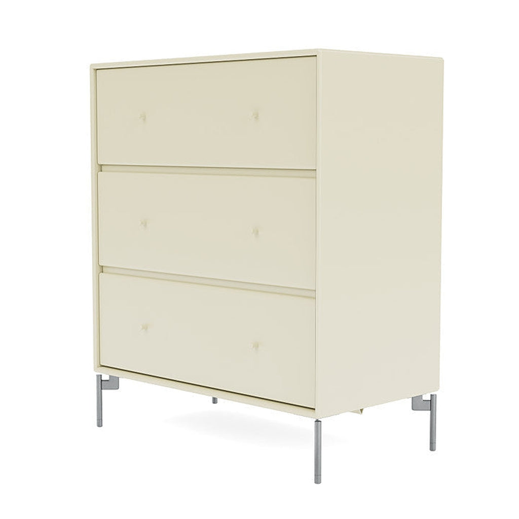 [product_category]-Montana Carry Dresser With Legs, Vanilla/Matt Chrome-Montana Furniture-5714322202589-000CARRY-150-01-MON-1