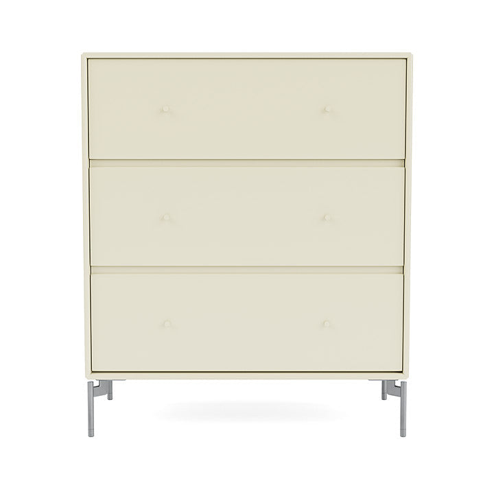 [product_category]-Montana Carry Dresser With Legs, Vanilla/Matt Chrome-Montana Furniture-5714322202589-000CARRY-150-01-MON-2
