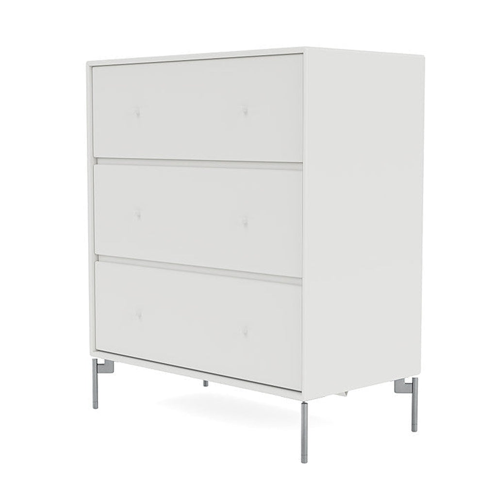 [product_category]-Montana Carry Dresser With Legs, White/Matt Chrome-Montana Furniture-5714322377140-000CARRY-01-01-MON-1