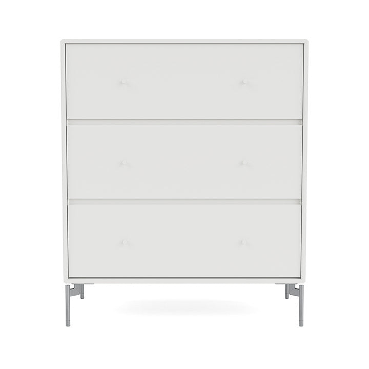 [product_category]-Montana Carry Dresser With Legs, White/Matt Chrome-Montana Furniture-5714322377140-000CARRY-01-01-MON-2