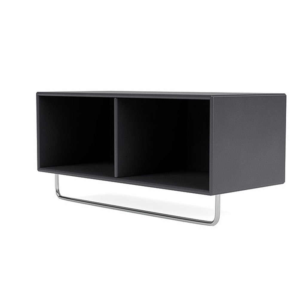 [product_category]-Montana Coat Shelf With Clothes Rack, Carbon Black-Montana Furniture-5714322355889-0000COAT-36-04-MON-1